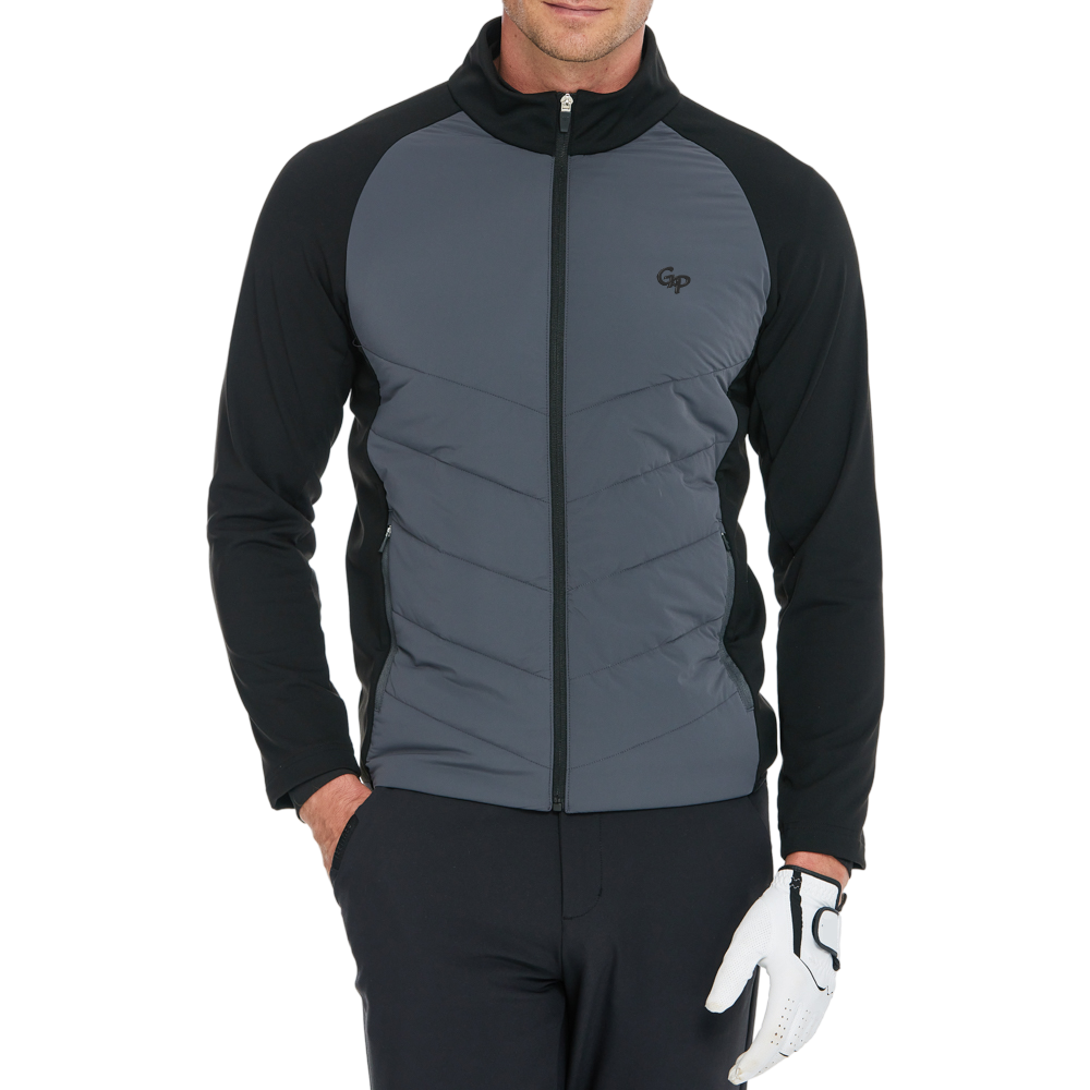 男加厚充棉保暖外套(深灰)