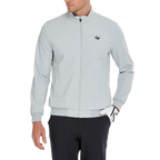 Men's lightweight windproof and water-repellent windbreaker (light gray)