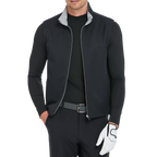 Men's Volcanic Rock Fleece-Soled Warm Vest (Black)
