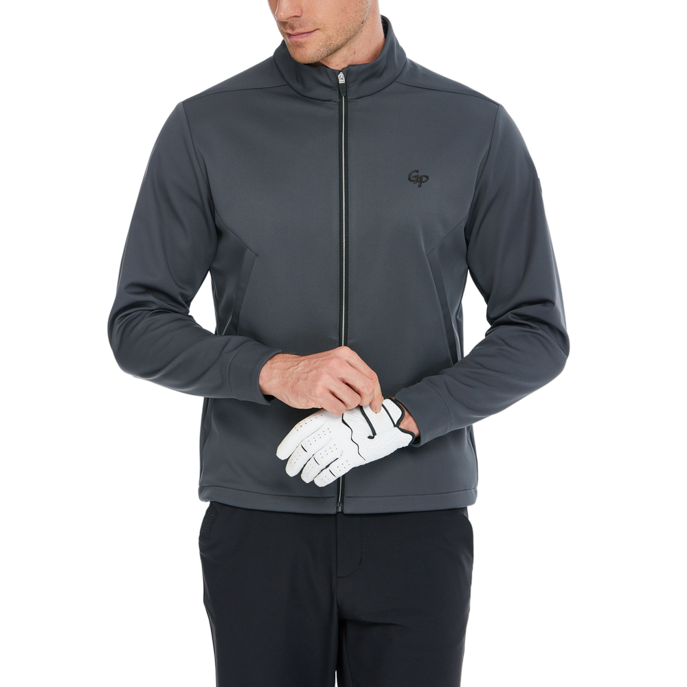 男火山岩絨底保暖外套(深灰)