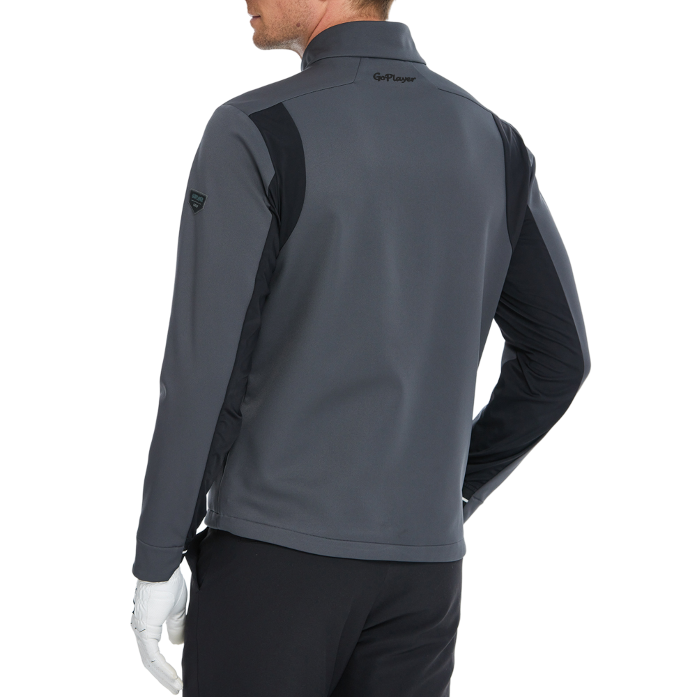 男火山岩絨底保暖外套(深灰)