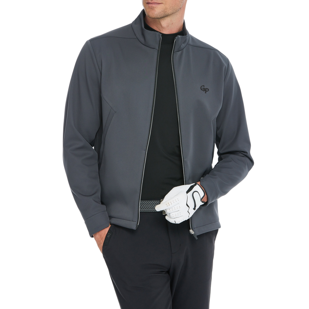 男火山岩絨底保暖外套(深灰)