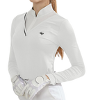 GoPlayer Women's One-Piece Sunscreen Sleeve Overshirt (White)
