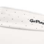GoPlayer レディース ゴルフ 中空バイザー ハット (ホワイト)