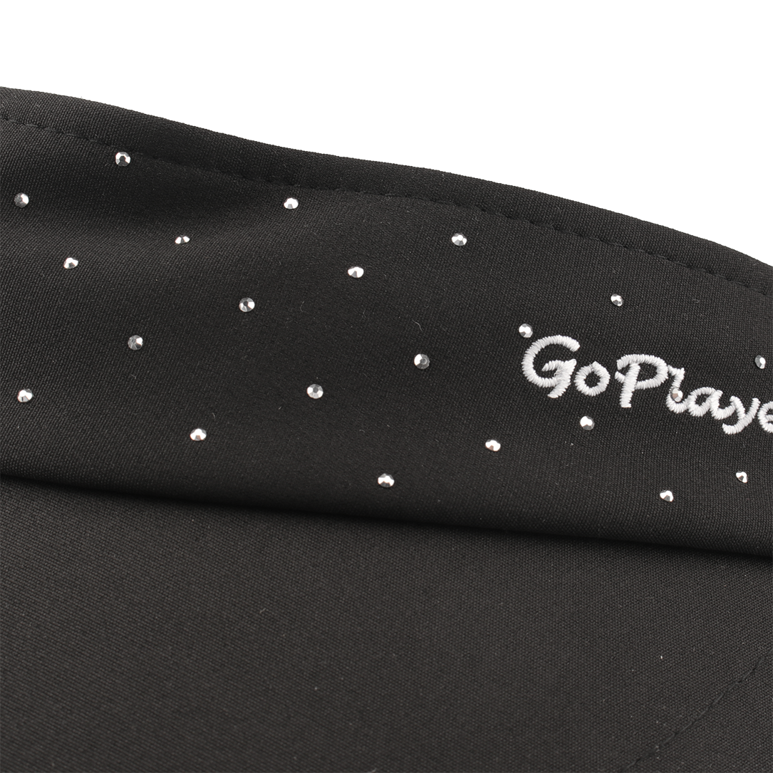GoPlayer レディース ゴルフ 中空バイザー ハット (ホワイト)